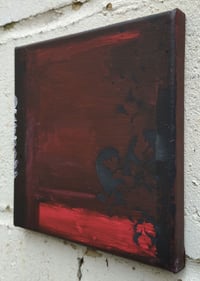 Image 2 of Sean Worrall - Glory Back – Electric Painting No.41 - Acrylic on canvas, 20x20cm