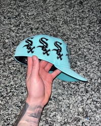 Image 2 of MIRROR SEX MINT CHICAGO WHITE SOX CUSTOM FITTED CAP