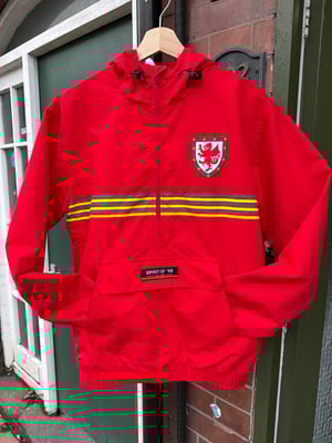 Image of ‘Yr Aran Anorac’  in Red (Unisex) 