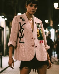 Image 1 of ✘ tWeeD bLaZeR  ✘ Ibiza blazer ✘upcycling jacKet ✘vintage