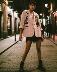 Image 2 of ✘ tWeeD bLaZeR  ✘ Ibiza blazer ✘upcycling jacKet ✘vintage