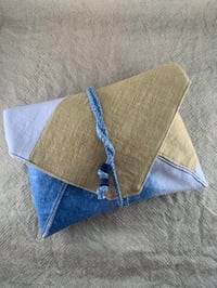 Image 1 of Lithuanian linen Santoku pouch Padded type #006