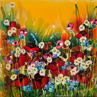 Christopher Bell "Meadow" Rare Original Painting