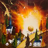 Christopher Bell "Time For Thought" Rare Original Painting