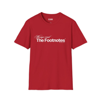 Image 1 of Always Read The Footnotes Shirt - Red