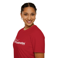 Image 4 of Always Read The Footnotes Shirt - Red