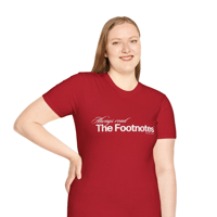 Image 3 of Always Read The Footnotes Shirt - Red