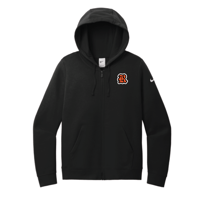 Image 1 of Ladies Nike Black Zip Hood