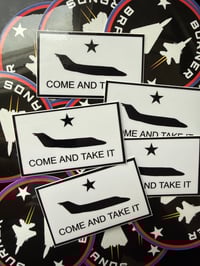 Image 1 of T-1 Jayhawk Come and Take It Sticker