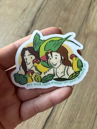 CLEAR Tarzan Sticker