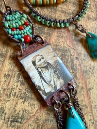 Image 5 of Asymmetrical 'Salt of the Earth' earrings . n17