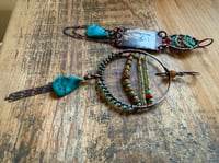 Image 13 of Asymmetrical 'Salt of the Earth' earrings . n17