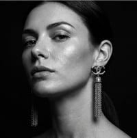 Image 1 of The “Carine” Tassel Earrings 