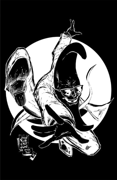 Image of 2025 CREATURE COLLECTION Moon Guy ASM300 HOMAGE COVER NEGATIVE FOIL EDITION