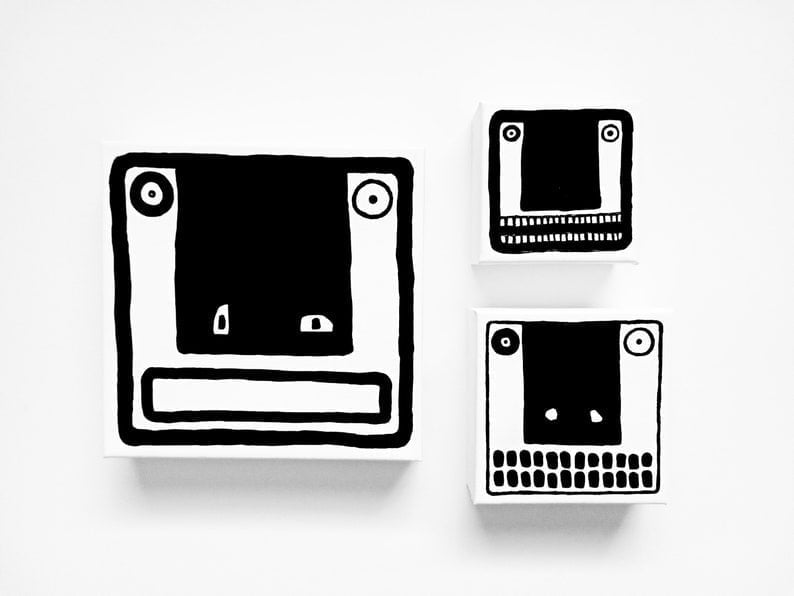 Image of FACE PAINTING - 5" X 5" CANVAS ...