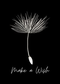 Image 1 of Dandelion Seed Art | Make a Wish Print 
