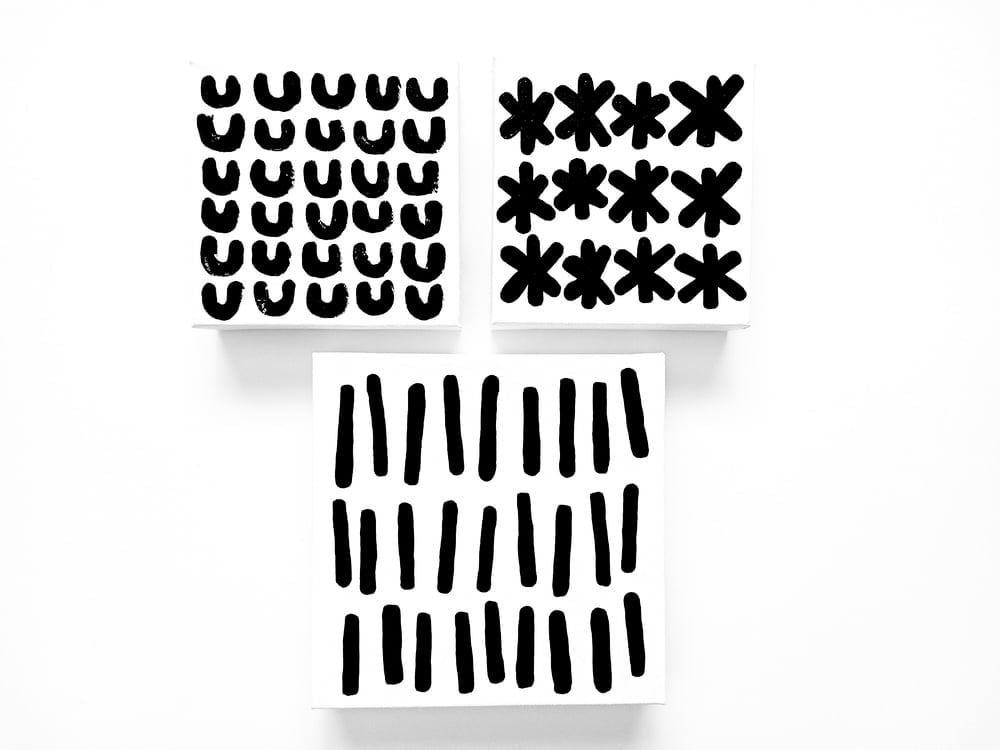 Image of i'M ALWaYS SMiLiNG =) - 6" X 6" CANVAS