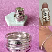Image 1 of Design your own personalised silver bangle or ring workshop