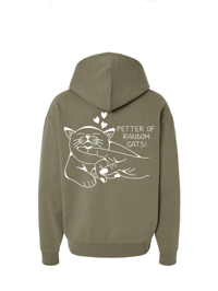 Image 8 of Random Cats. Hoodies. 7 Colors.