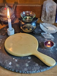 Image 2 of Manifestation Divination and Spirit Gazing Vintage Handheld Mirror 
