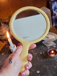 Image 3 of Manifestation Divination and Spirit Gazing Vintage Handheld Mirror 