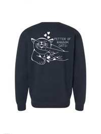 Image 4 of Random Cats. Crewnecks. 6 Colors.