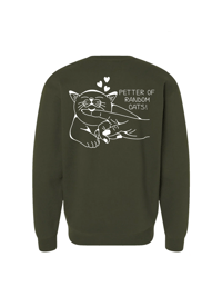 Image 3 of Random Cats. Crewnecks. 6 Colors.