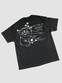 Image 1 of Random Cats. Shirts. 5 Colors.