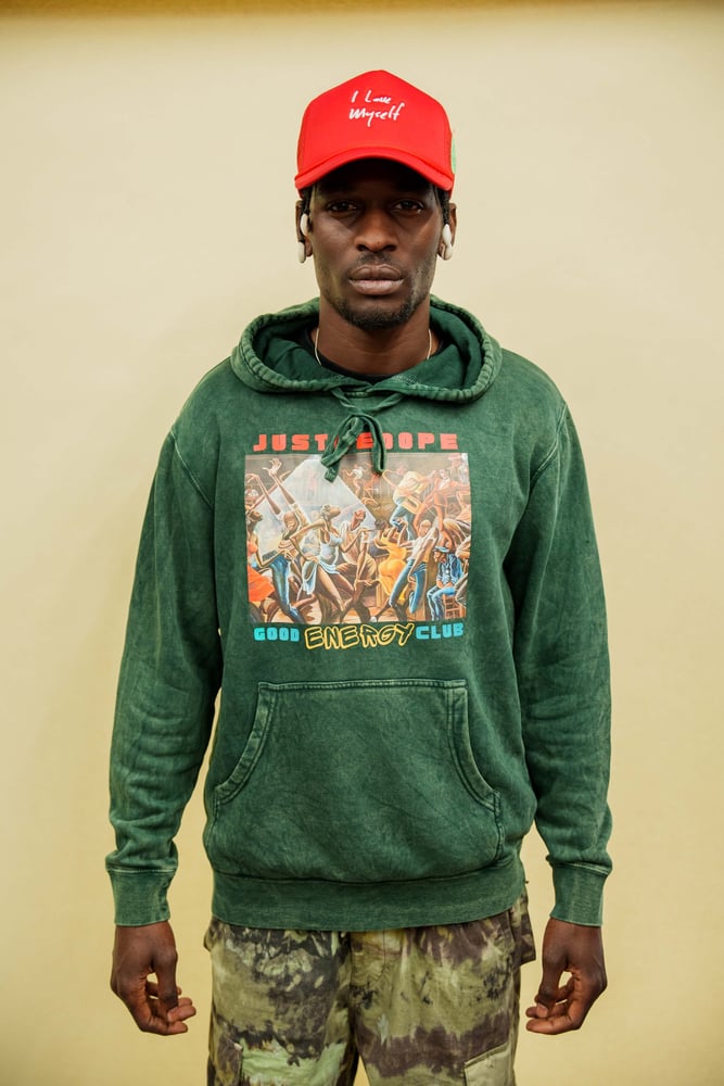 Image of Good Energy Club Emerald Hoodie 