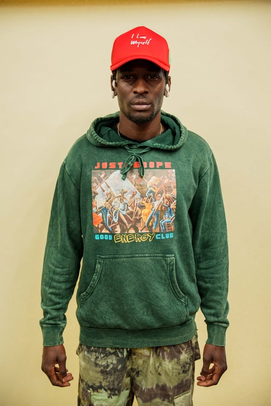 Image of Good Energy Club Emerald Hoodie