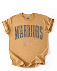 Image 2 of Warriors distressed tee