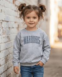 Warriors distressed youth crew