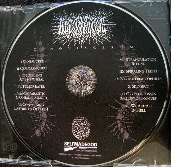 Human Corpse Abuse - Xenoviscerum CD | Gurgling Gore