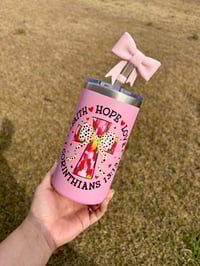 20oz Stainless Steel Faith Hope Love Mug 