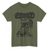Entombed  "Demo"  T shirt  Military Green