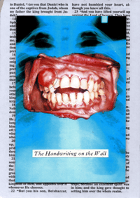 PRINT - THE HANDWRITING ON THE WALL