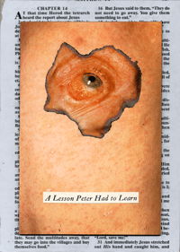 PRINT - A LESSON PETER HAD TO LEARN