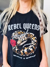 Rebel Queens Leopard Snake T Shirt