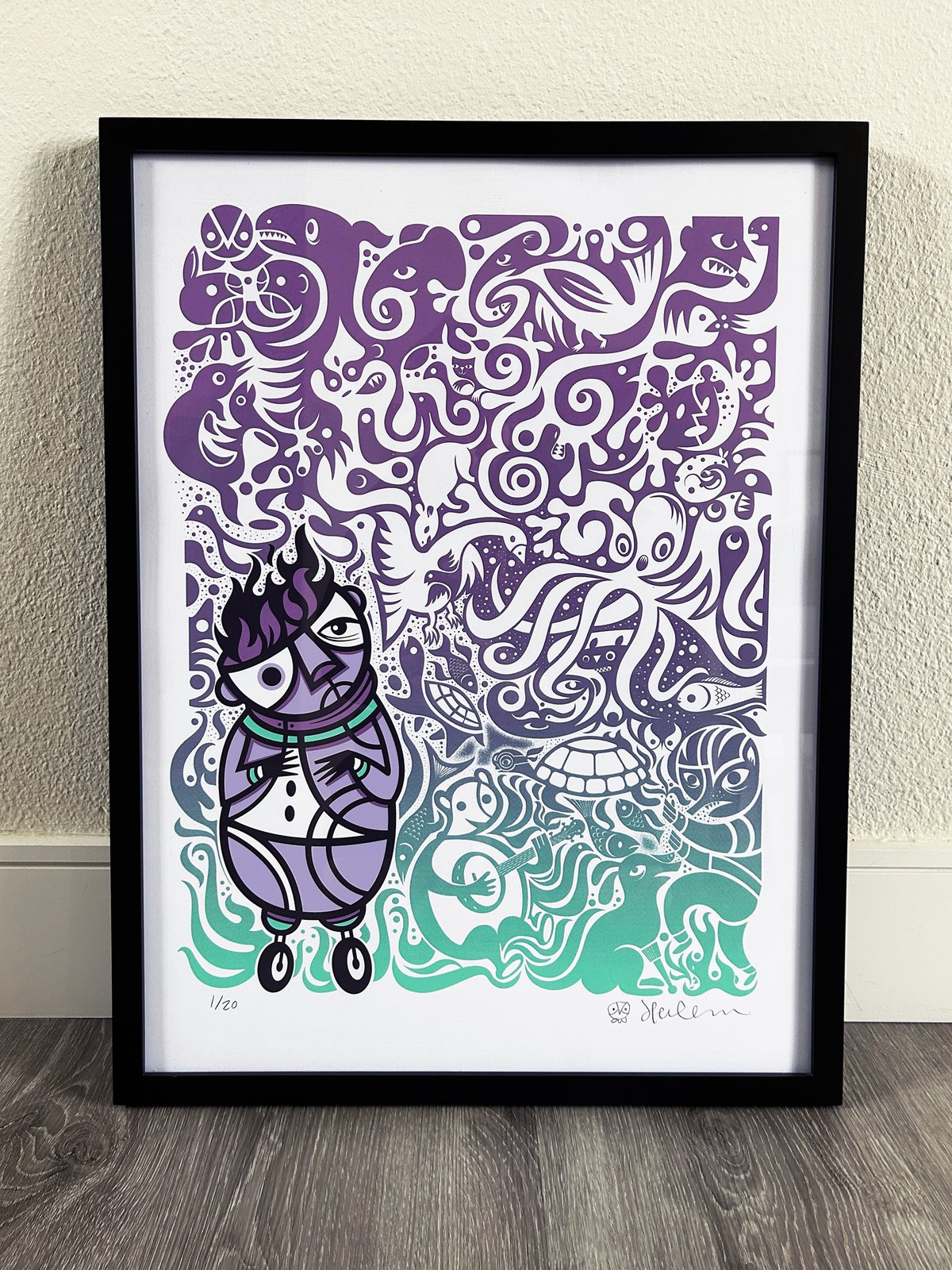 F4D Studios — Casual Chaos (Purple) 2025 Art Prints