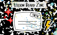 Image 1 of Vision Board Workbook Zine Digital Download 2026