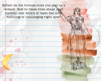 Image 2 of Hello My Name Is Woman Journal Zine Digital Download