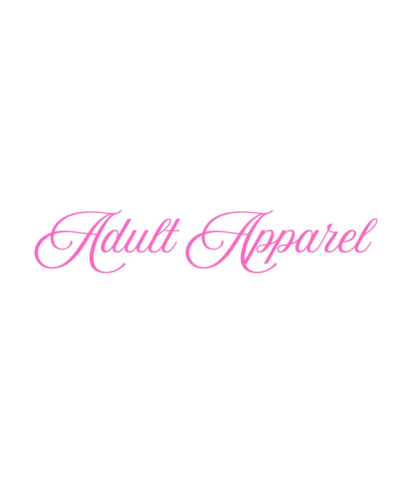 Image of Adult Apparel **Pre-Order**