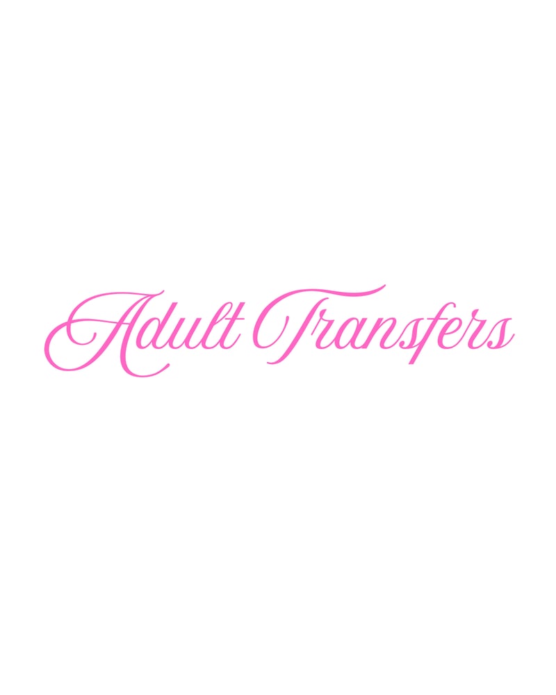 Image of Apparel Transfers (Please Read prior to selecting a Transfer)