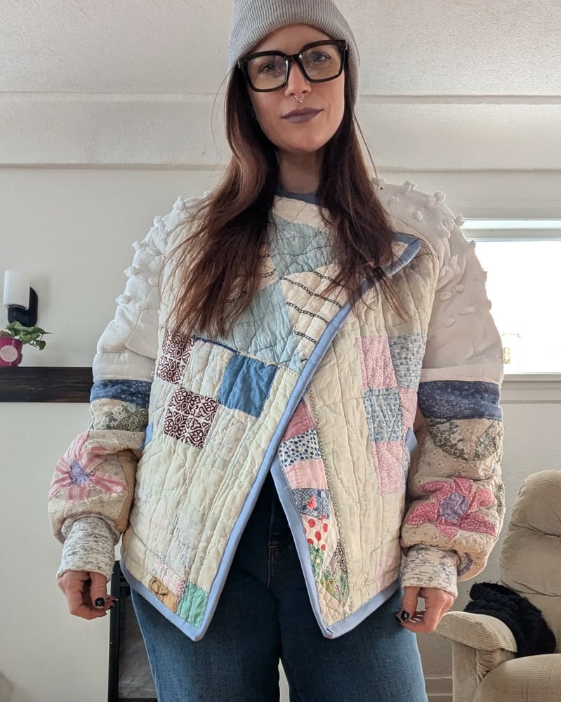 Image of The Tundra Patchwork Quilt Coat