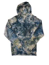Image 1 of Size Small Hoodie - Blue and Green 