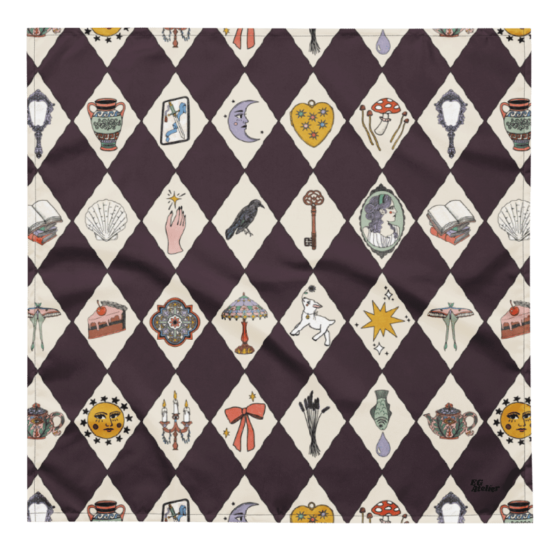 Image of Sunday Afternoon print  Bandana