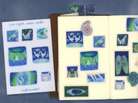 Image 2 of sea angels inner world sticker sheet