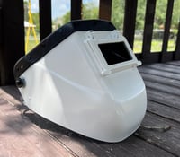 Image 1 of White Futura welding hood 