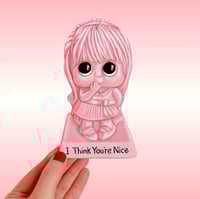 Image 1 of Vintage I Think You're Nice figurine ornament 