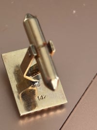 Image 4 of Vintage 10K Yellow Gold Cufflinks | Estate Men’s Jewelry | 12g